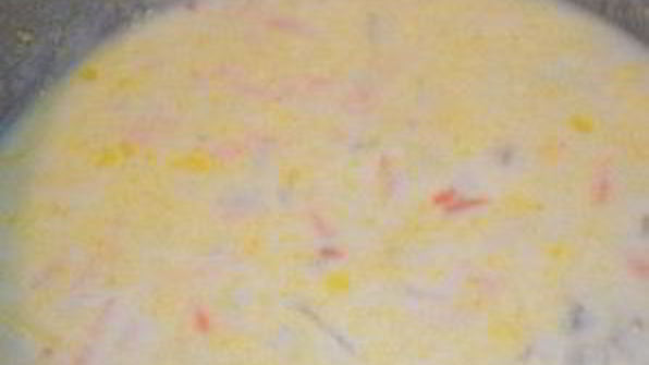 сырный суп с белыми грибами