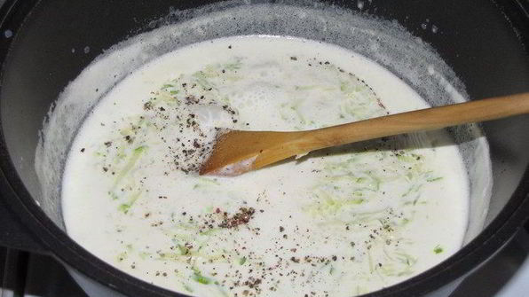 сырный суп с грудинкой