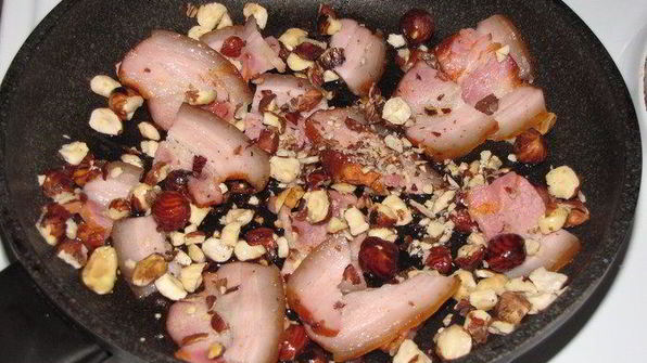 сырный суп с грудинкой