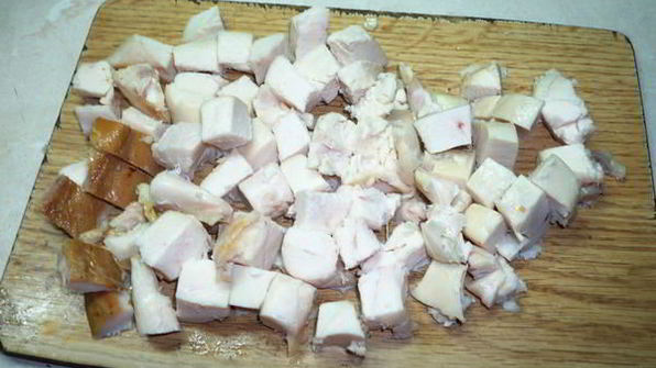 сырный суп с копченой курицей