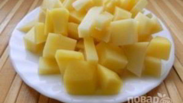 сырный суп с лососем