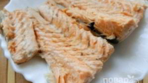 сырный суп с лососем