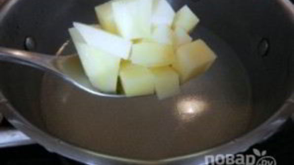 сырный суп с лососем