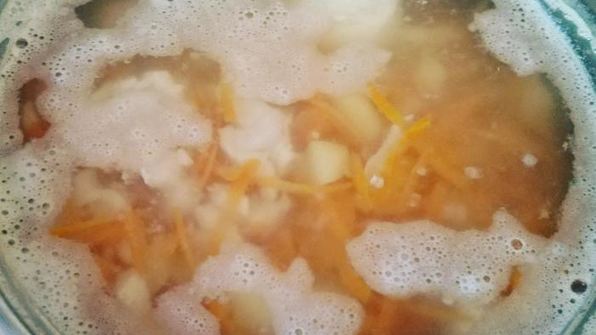 сырный суп с морковью