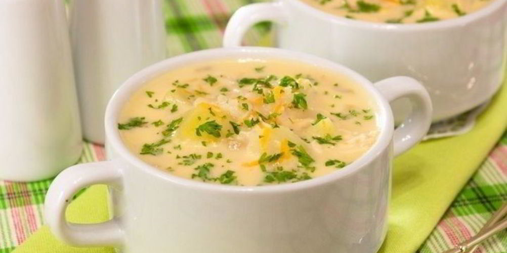 Рецепт сырного супа с рисом