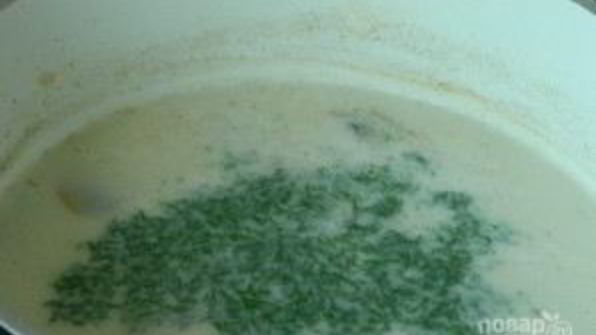 сырный суп с шампиньонами и брокколи