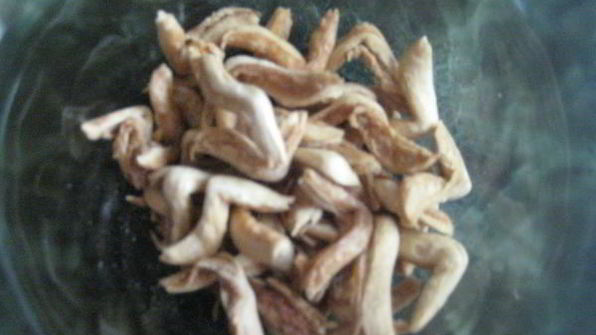 сырный суп с соевым мясом