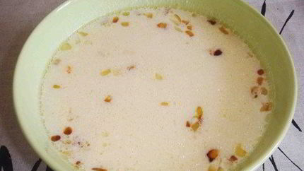 Сырный суп с вермишелью