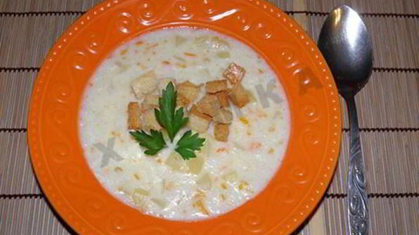 сырный суп в мультиварке