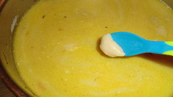 сырный супчик с курочкой и клецками