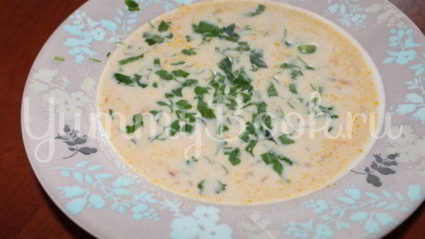 сырный супчик в мультиварке