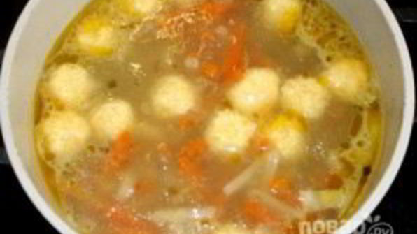 сырные клецки для супа