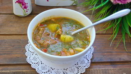 Цыганский острый суп