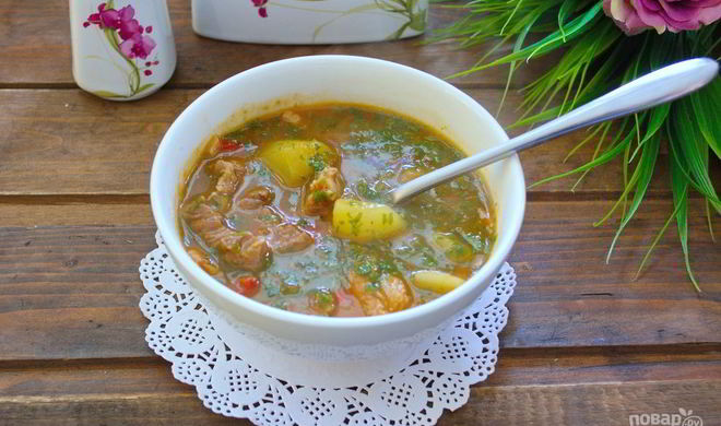 Цыганский острый суп