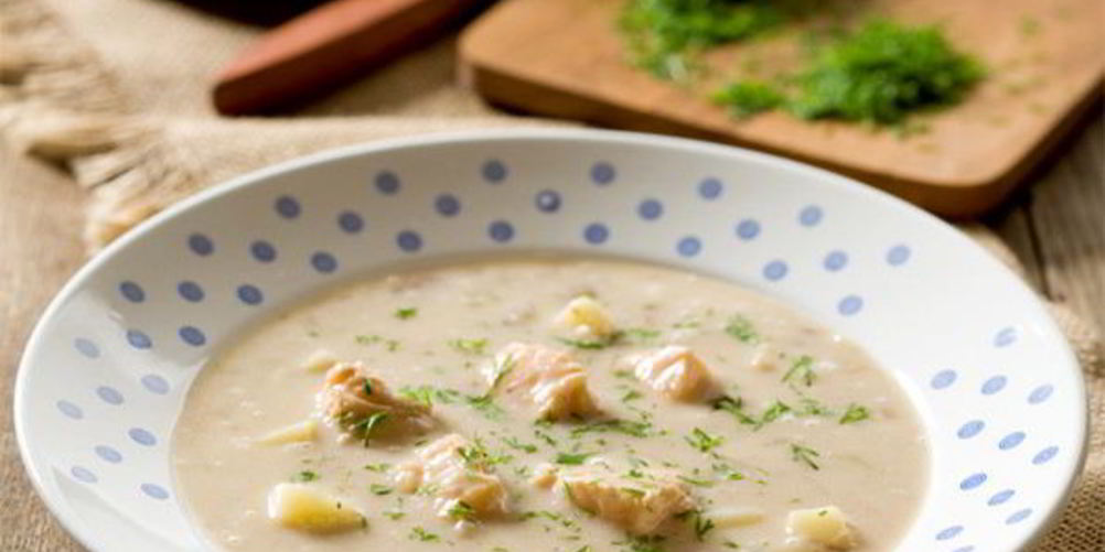 Рецепт карельской ухи из лосося