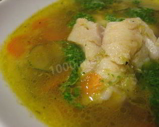 Рыбный суп уха из налима