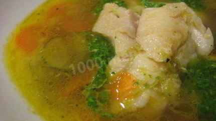 Рыбный суп уха из налима