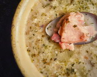 Уха финская Лохикейтто