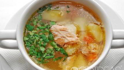 Уха из красной рыбы