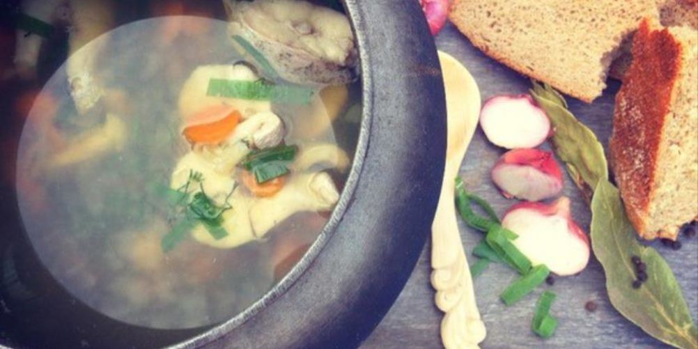 Рецепт ухи из щуки по-деревенски