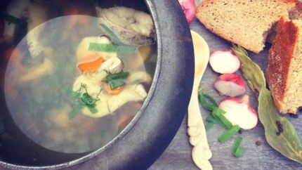 Уха из щуки по-деревенски