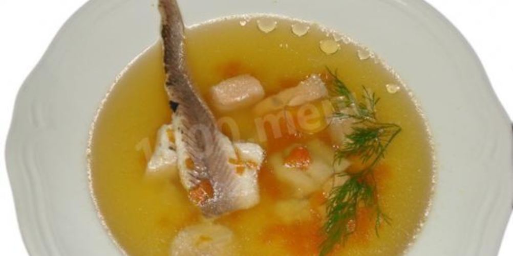 Рецепт ухи из стерляди с речной рыбой