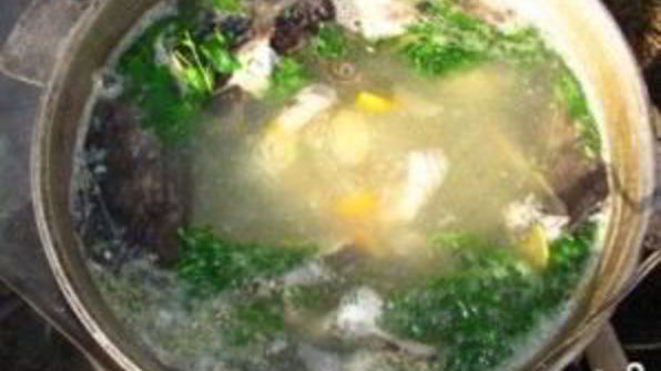 уха на костре