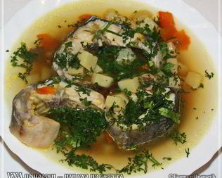 Уха по-царски из петуха