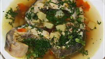 Уха по-царски из петуха