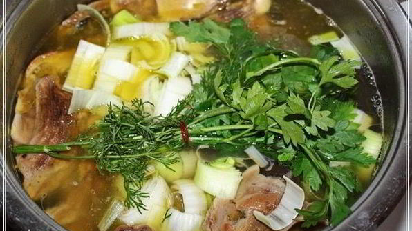 уха по-царски из петуха