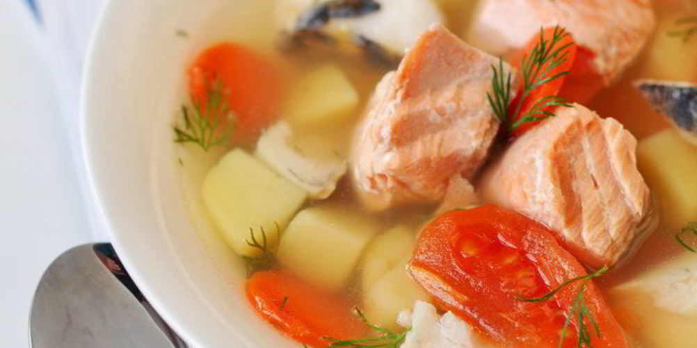 Рецепт ухи с картофелем и помидорами