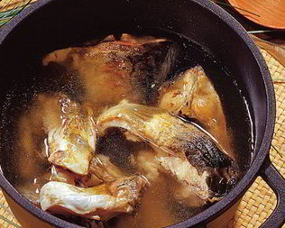 Волжская уха из сазана