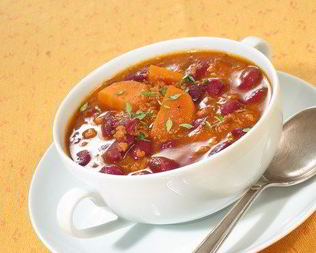 Вегетарианский зимний суп