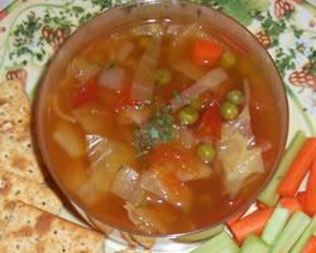 Вкусный диетический суп