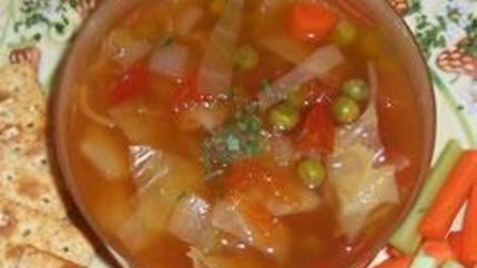 Вкусный диетический суп