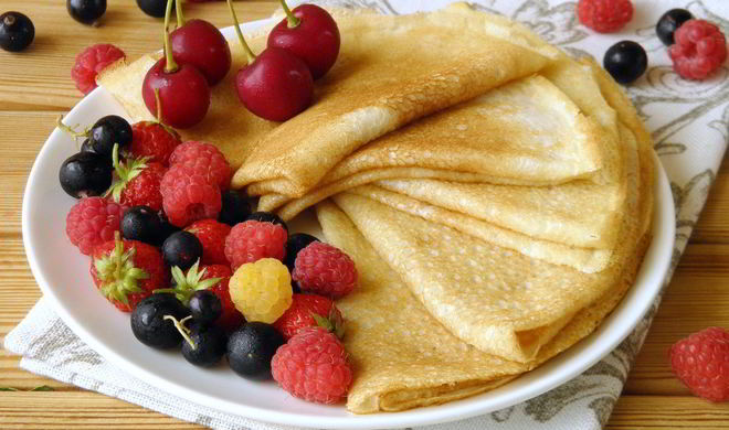 Блинчики на молоке сладкие