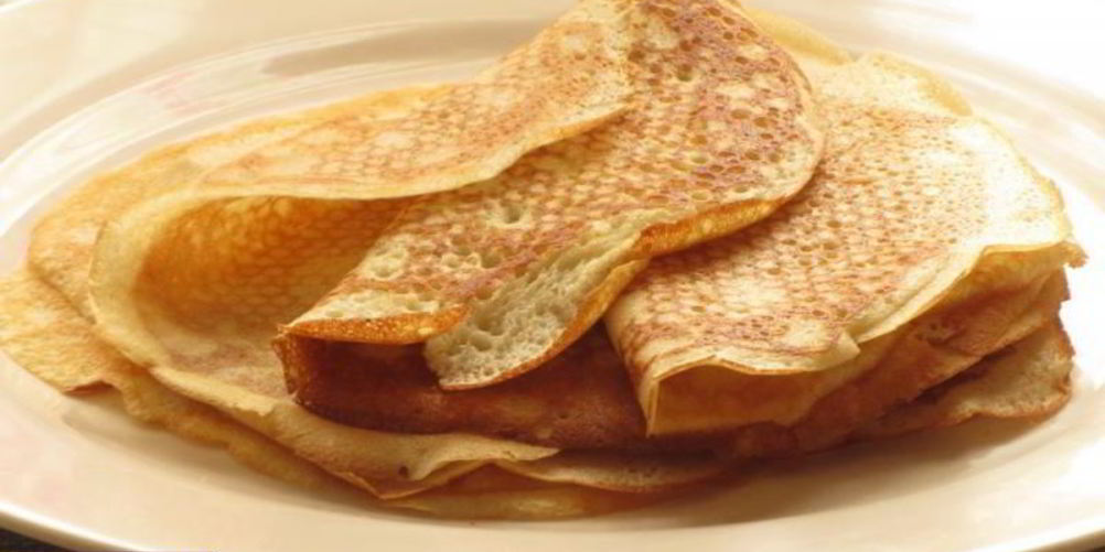 Рецепт блинчиков на воде