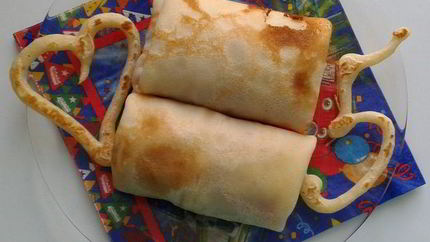 Блинчики с грушевым вареньем