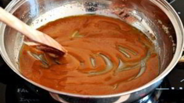 блинчики с карамелью