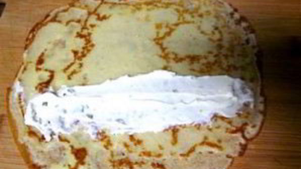 блинчики с лососем и сыром