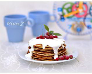 Блинчики с манкой на дрожжах