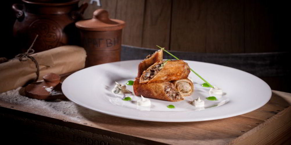 Рецепт блинчиков с мясом