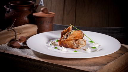 Блинчики с мясом