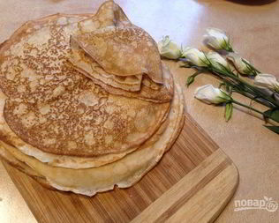 Блинчики тонкие