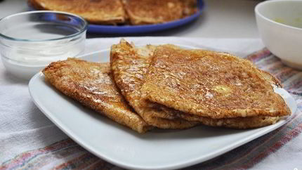 Блинчики заварные на кефире