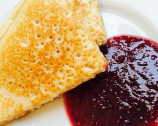 Блины дрожжевые на молоке