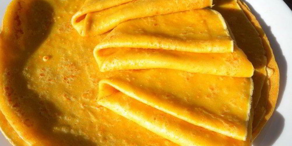 Рецепт блинов масленица-солнце-апельсин