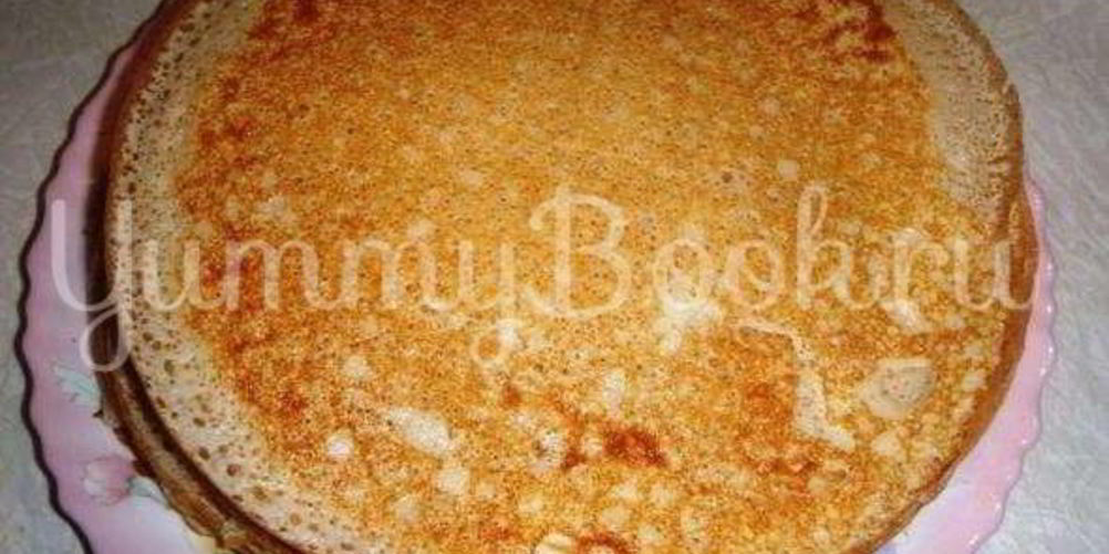 Рецепт блинов на дрожжевом тесте