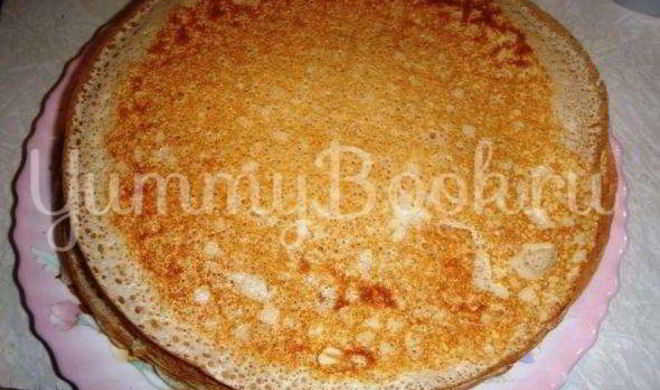 Блины на дрожжевом тесте