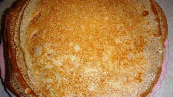 блины на дрожжевом тесте